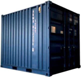 1DD special purpose closed container with plywood floor, gross weight 12000 kg